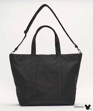 Y'SACCS 【Disney Collection】シルエットプリント2WAYトートバッグ ダークグレー