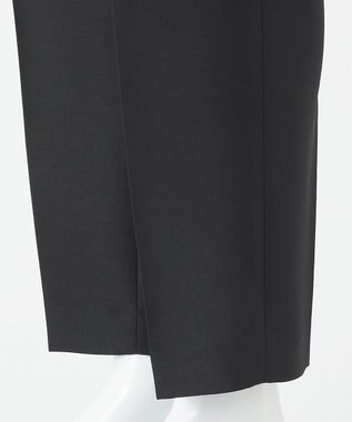 23区 【エステータ】ウールシルクツイル パンツ ブラック系