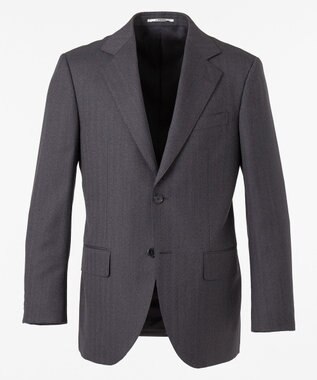 J.PRESS MEN 【ESSENTIAL CLOTHING】ヘリンボーンストライプ スーツ/総裏 グレー系1