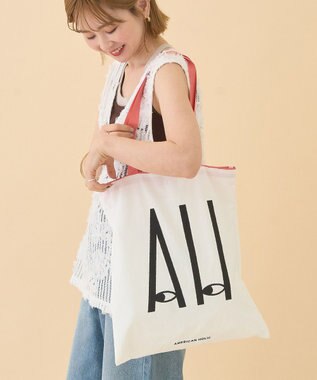 AMERICAN HOLIC カラーハンドルホリホリトートバッグ