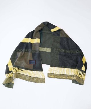 nitorito 【3WAY/秋冬向け/UNISEX】wadachi チェック柄 ストール khaki