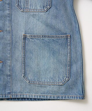 AMERICAN HOLIC デニムカバーオールジャケット Light Indigo