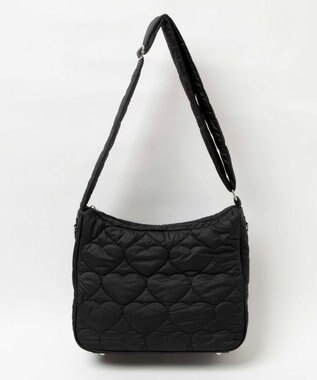 WEGO 【痛バ＆推し活グッズ】ときめきキルティング痛ショルダーS ブラック