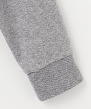 JOSEPH ABBOUD MOUNTAIN 【UNISEX】オーガニックコットン ビンテージインレーハーフZIP ライトグレー系