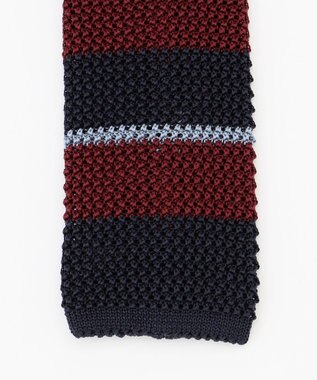 J.PRESS MEN レジメンタルニットタイ ワイン系2