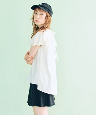 San-ai Resort（三愛水着楽園） 【VERYコラボ商品】　カップ付きトップス単品　M　【Reir（レイール）】 ホワイト