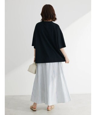 Green Parks Ｉ　切替ギャザーロングスカート Stripe