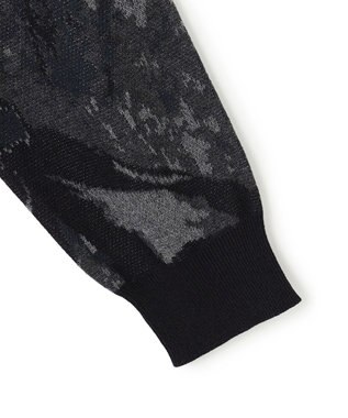 JOSEPH HOMME 【新柄】モロッカンジャガード　クルーネックニット ブラック系5