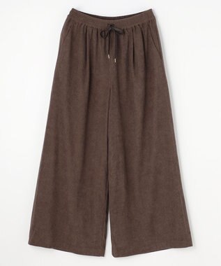 ANY コーデュロイタックバギーパンツ ブラウン