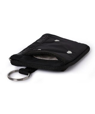 LeSportsac KEY CARD HOLDER/レッド/ホワイトハートEMB レッド/ホワイトハートEMB