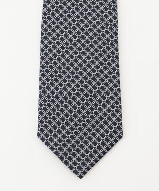 KASHIYAMA KASHIYAMAオリジナル【JAPAN MADE】サークルネクタイ ネイビー