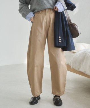 WEGO 【ANGIE VINTAGE/SMLサイズ展開】カーブチノパンツ ベージュ