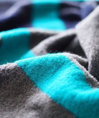 nitorito 【3WAY/秋冬向け/UNISEX】wadachi チェック柄 ストール navy