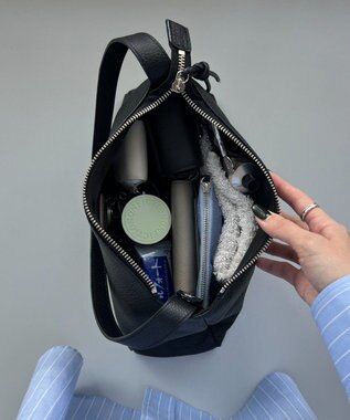 russet レザー2WAYショルダーバッグ(CE-1629) Black