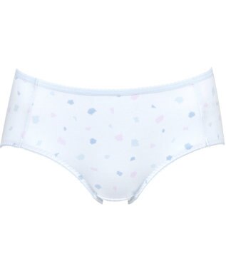 Wing ジュニア ショーツ Wing Teen おしりにくいこみにくい ズレ上がりにくい(裾) 綿混素材(身生地部) 【non!PKパンツ】 はきこみ丈あさめ RJ3305 ウイング／ワコール サックス