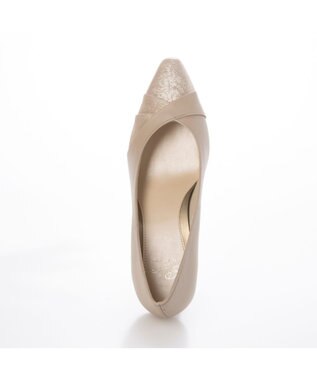 Riz raffinee <Riz raffinee>異素材ポインテッドトゥコンビパンプス オーク