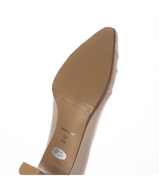 Riz raffinee <Riz raffinee>異素材ポインテッドトゥコンビパンプス オーク