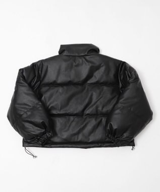 WEGO 【25秋冬新作】PUスタンドパファーブルゾン ブラック