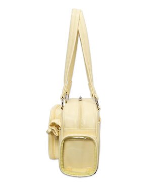 WEGO 【痛バ＆推し活グッズ】きらふわHAPPYぬい痛ボストンバッグ イエロー