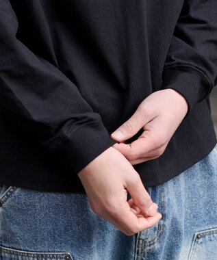 WEGO グラフィックBIG　T（長袖） ブラック