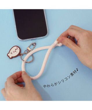 Mother garden しろたん シリコンマルチストラップ ホワイト