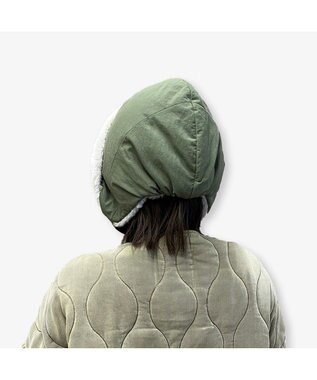 林八百吉商店 un chapeau  中綿ボンネット カーキ