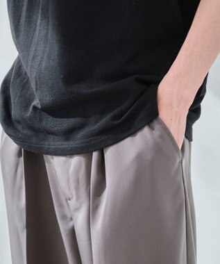 WEGO 【ユニセックス着用ITEM/SMLサイズ展開】別注USPOLOラインポロシャツ ブラック