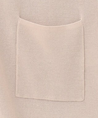 J.PRESS LADIES 【洗える】 コットンモダール カーディガン ベージュ系