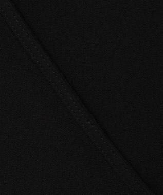 BEIGE， 【洗える】FLEUR / バックシアーノーカラーブラウス Black