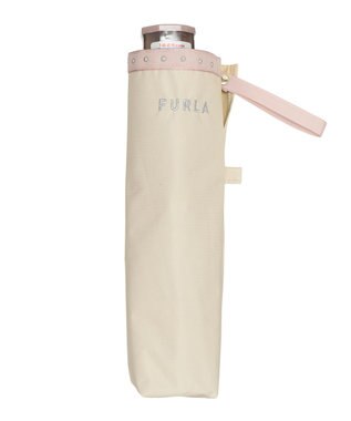 MOONBAT 【フルラ （FURLA）】晴雨兼用折りたたみ日傘　スタッズ ベージュ