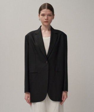 ATON WOOL CUPRA | テーラードジャケット BLACK