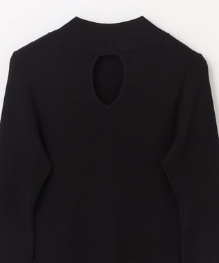 GRACE CONTINENTAL リブニットトップ ブラック