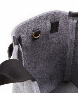 TOPKAPI 【TREASURE TOPKAPI】イタリアンフェルト サイドベルト トートバッグ グレー