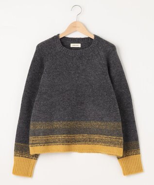 SHARE PARK LADIES 【洗える】グラデーションニット グレー系