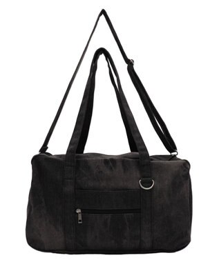 WEGO 2wayBIGボストンショルダー デニムブラック