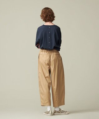 J.PRESS YORK STREET 【WOMEN】ドルマンスリーブ ブラウス ネイビー系