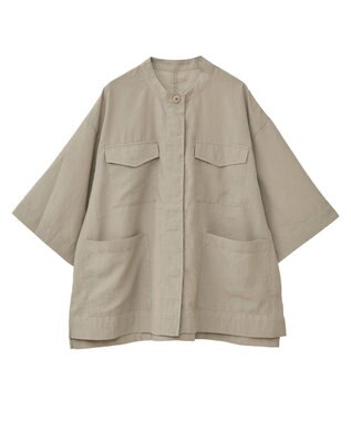 Green Parks ミリタリーシャツジャケット Beige