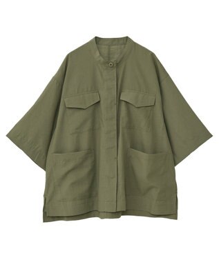 Green Parks ミリタリーシャツジャケット Khaki