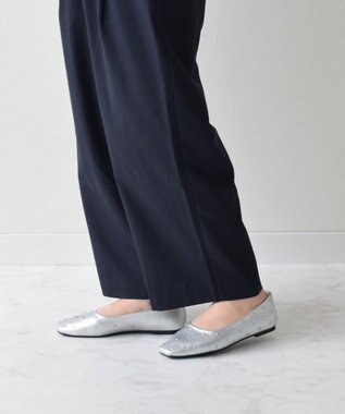 Bridget Birkin 【Bridget Birkin】ドットビジューフラットシューズ シルバー