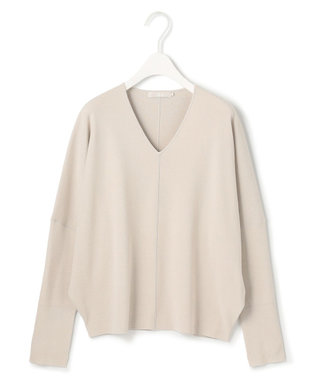 洗える】 クロスコンビ Vネックプルオーバー / ICB L