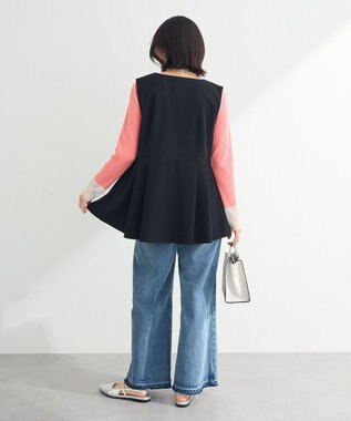 Green Parks きれいシルエットジレ Black