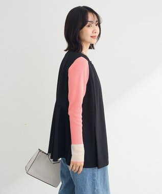 Green Parks きれいシルエットジレ Black