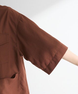 Green Parks ミリタリーシャツジャケット Brown