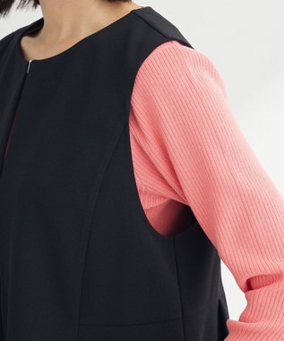 Green Parks きれいシルエットジレ Black