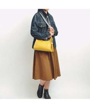 UNBILLION cachecache ウッドボールタッセルショルダー イエロー