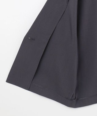 ANY L 【洗濯機可/接触冷感/UVケア】清涼リラックス半袖ジャケット チャコール