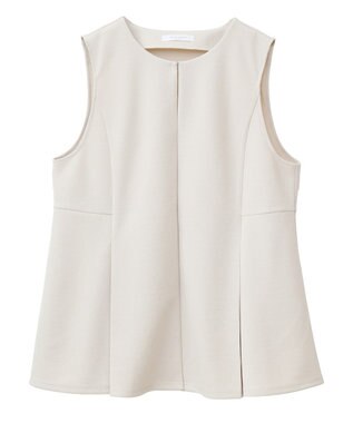 Green Parks きれいシルエットジレ Ecru