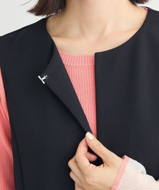 Green Parks きれいシルエットジレ Black