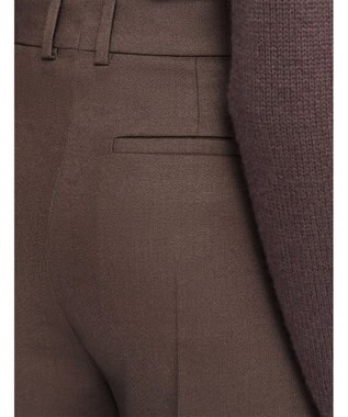 JOSEPH ライトフランネル　ワイドトラウザーズ Carob