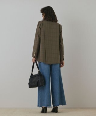 GRACE CONTINENTAL バックベンツダブルジャケット マルチ